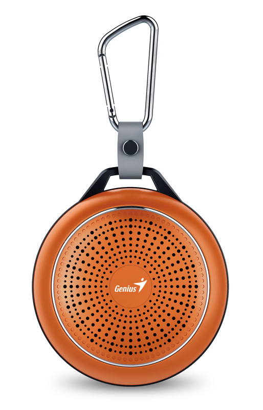 Genius Speaker Sp-906Bt Plus 10 Hours Play Time For Mobile Devices, Flame Orange